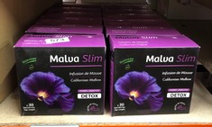 12 X BOXES OF 30 X INFUSETTES MALUA SLIM CALIFORNIAN MALLOW TRANSIT DIGESTION DETOX - BEST BEFORE DATE END OF 2028: LOCATION - D