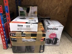 QUANTITY OF KITCHEN & APPLIANCES ITEMS TO INCLUDE BREVILLE BOLD BLACK ELECTRIC KETTLE | 1.7L | 3KW FAST BOIL | BLACK & SILVER CHROME [VKT221]: LOCATION - E