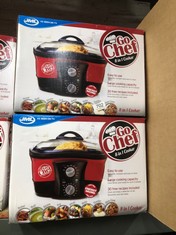 X2 GO CHEF MULTI COOKER - 5L 8 IN 1 ELECTRIC SLOW COOKER POT, ROAST, SLOW COOK, STEAM, POACH, FRY, BOIL, BAKE AND FONDUE - EASY TO USE, NON STICK - GREAT RICE COOKER AND DEEP FAT FRYER: LOCATION - F