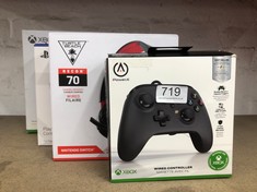 QUANTITY OF GAMING ITEMS TO INCLUDE TURTLE BEACH RECON 70: LOCATION - F