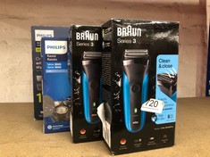 QUANTITY OF SHAVERS TO INCLUDE BRAUN SERIES 3: LOCATION - F