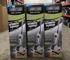 3 X VIBRATWIN DUAL ACTION CARPET AND HARD FLOOR CLEANER: LOCATION - F