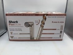 SHARK FLEXSTYLE 5-IN-1 AIR STYLER & HAIR DRYER WITH AUTO-WRAP CURLERS, PADDLE BRUSH, OVAL BRUSH, CONCENTRATOR, DIFFUSER AND STORAGE CASE, NO HEAT DAMAGE, STONE HD440 SLUK.: LOCATION - TOP 50 RACK