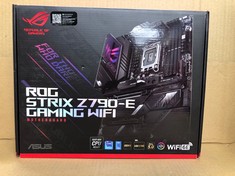 ASUS ROG STRIX Z790-E GAMING WIFI INTEL® Z790 LGA 1700 ATX MOTHERBOARD, 18 + 1 POWER STAGES, DDR5, FIVE M.2 SLOTS, PCIE® 5.0, WIFI 6E, USB 3.2 GEN 2X2 TYPE-C® WITH PD 3.0 UP TO 30W, AND AURA SYNC RGB