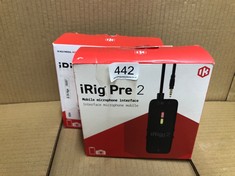 2 X IK IRIG PRE 2 MOBILE MICROPHONE INTERFACE : LOCATION - D