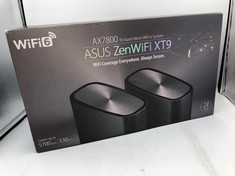 ASUS ZEN WIFI XT9 WIFI 6 MESH SYSTEM - 2 PACK - BLACK - AX7800 WHOLE-HOME TRI-BAND MESH WIFI 6 SYSTEM.: LOCATION - TOP 50 RACK