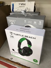 QUANTITY OF TECH & GAMING ITEMS TO INCLUDE TURTLE BEACH STEALTH 600 GEN 2 WHITE MULTIPLATFORM WIRELESS 15+ HOUR BATTERY GAMING HEADSET FOR PS5, PS4 AND PC: LOCATION - H