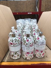 21X BAYLIS & HARDING ROYALE GARDEN LIMITED EDITION ROSE, POPPY & VANILLA LUXURY HAND WASH - COLLECTION ONLY - LOCATION RIGHT RACK