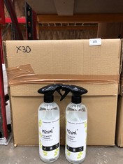 30 X MINIML ECO WHITE VINEGAR - COLLECTION ONLY - LOCATION RIGHT RACK