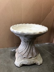 BALUSTER BIRD BATH - COLLECTION ONLY - LOCATION FRONT FLOOR