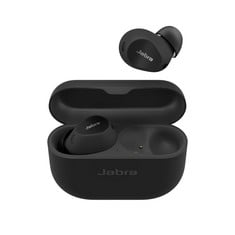 JABRA ELITE 10 WIRELESS IN-EAR BLUETOOTH EARBUDS ADVANCED ACTIVE NOISE CANCELLATION, 6 BUILT-IN MICROPHONES AND DOLBY ATMOS SOUND - GLOSS BLACK. RRP £220: LOCATION - RACK A