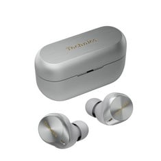 TECHNICS EAH-AZ80E-S WIRELESS EARBUDS WITH NOISE CANCELLING, MULTIPOINT BLUETOOTH, COMFORTABLE IN-EAR HEADSET, UP TO 7 HOURS PLAYTIME, SILVER. RRP £260: LOCATION - RACK A