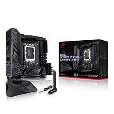 ASUS ROG STRIX Z790-I GAMING WIFI INTEL® Z790 LGA 1700 MINI-ITX MOTHERBOARD, 10 + 1 POWER STAGES, DDR5, TWO M.2 SLOTS, PCIE® 5.0, WIFI 6E, THUNDERBOLT™ 4, AND USB 3.2 GEN 2X2 TYPE-C®. RRP £360: LOCAT