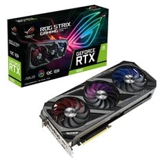 ASUS ROG STRIX NVIDIA GEFORCE RTX 3080 OC EDITION GAMING GRAPHICS CARD (PCIE 4.0, 12GB GDDR6X, LHR, HDMI 2.1, DISPLAYPORT 1.4A, AXIAL-TECH FAN DESIGN, 2.9-SLOT, SUPER ALLOY POWER II, GPU TWEAK II). R