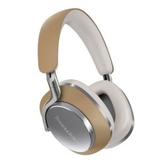 BOWERS & WILKINS PX8 FLAGSHIP NOISE CANCELLING WIRELESS OVER EAR HEADPHONES WITH BLUETOOTH 5.0 & QUICK CHARGE, 30 HOURS OF HIGH-RESOLUTION PLAYBACK AND BUILT-IN MICROPHONE - TAN. RRP £470: LOCATION -