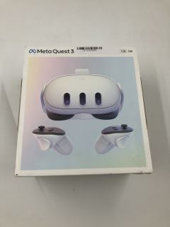 META QUEST 3 128GB V.R HEADSET (RRP - £479): MODEL NO S3A [JPTE64809]: LOCATION - A