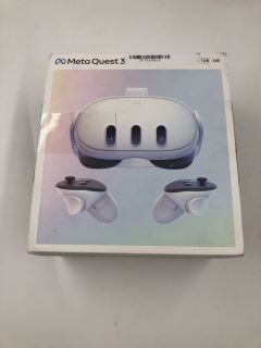 META QUEST 3 128GB V.R HEADSET (RRP - £479): MODEL NO S3A [JPTE64825]: LOCATION - A