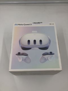 META QUEST 3 128GB V.R HEADSET (RRP - £479): MODEL NO S3A [JPTE64785]: LOCATION - A