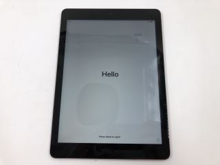 IPAD IPAD AIR 1ST GEN 32GB TABLET WITH WIFI: MODEL NO A1474  [JPTE65013]: LOCATION - J