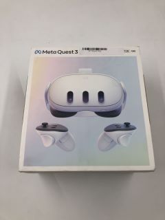 META QUEST 3 128GB V.R HEADSET (RRP - £479): MODEL NO S3A [JPTE64781]: LOCATION - A