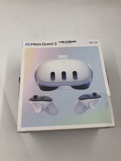 META QUEST 3 128GB V.R HEADSET (RRP - £479): MODEL NO S3A [JPTE64796]: LOCATION - A