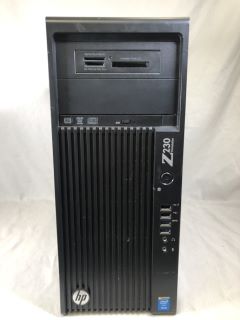 HP Z230 TOWER WORK STATION 1TB HARD DRIVE & 140GB SATA SSD PC: MODEL NO G1X35ET£ABU. INTEL XEON CPU E3-1226 V3, 16GB DDR3 RAM, [JPTE65020]: LOCATION - K