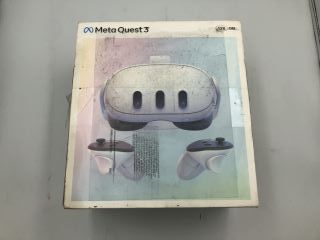 META QUEST 3 128GB V.R HEADSET (RRP - £479): MODEL NO S3A [JPTE64798]: LOCATION - A