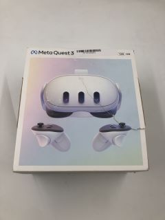 META QUEST 3 128GB V.R HEADSET (RRP - £479): MODEL NO S3A [JPTE64805]: LOCATION - A