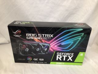 ASUS ROG STRIX GAMING GEFORCE RTX 3080 TI 12GB OC (RRP £895) GRAPHICS CARD. [JPTE64869]: LOCATION - A