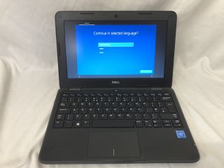 DELL LATITUDE 3190 64GB EMMC LAPTOP: MODEL NO P26T. INTEL CELERON N4120, 4GB DDR4 RAM, 11.6" SCREEN [JPTE64931]: LOCATION - B