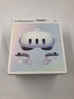 META QUEST 3 128GB V.R HEADSET (RRP - £479): MODEL NO S3A [JPTE64780]: LOCATION - A