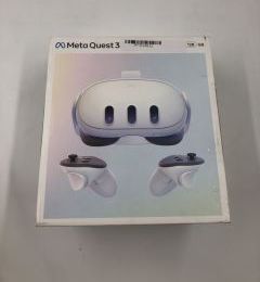 META QUEST 3 128GB V.R HEADSET (RRP - £479): MODEL NO S3A [JPTE64812]: LOCATION - A