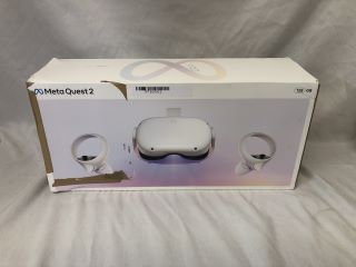 META QUEST 2 128GB V.R HEADSET (RRP - £199): MODEL NO KW49CM [JPTE64912]: LOCATION - C