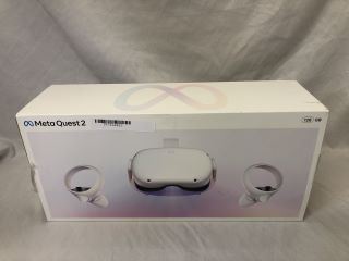 META QUEST 2 128GB V.R HEADSET (RRP - £199): MODEL NO KW49CM [JPTE64893]: LOCATION - C