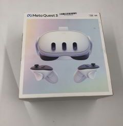 META QUEST 3 128GB V.R HEADSET (RRP - £479): MODEL NO S3A [JPTE64818]: LOCATION - A