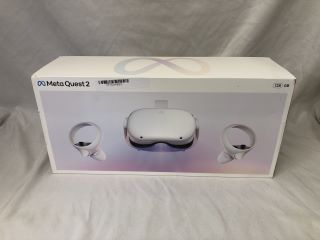 META QUEST 2 128GB V.R HEADSET (RRP - £199): MODEL NO KW49CM [JPTE64895]: LOCATION - C