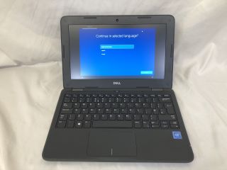 DELL LATITUDE 3190 64GB EMMC LAPTOP INTEL CELERON N4120, 4GB RAM, 11.6" SCREEN [JPTE64856]: LOCATION - D