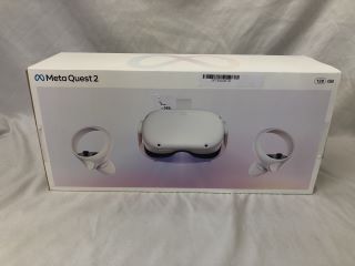 META QUEST 2 128GB V.R HEADSET (RRP - £199): MODEL NO KW49CM [JPTE64878]: LOCATION - D