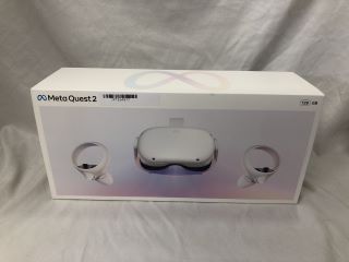 META QUEST 2 128GB V.R HEADSET (RRP - £199): MODEL NO KW49CM [JPTE64877]: LOCATION - D