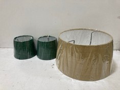 3 X NKUKU DIA JUTE LAMPSHADES