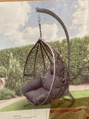 OUTDOOR OASIS HARLESDEN HANGING EGG CHAIR