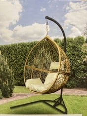 OUTDOOR OASIS HARLESDEN HANGING EGG CHAIR