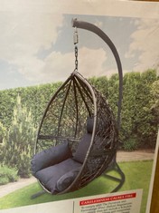 OUTDOOR OASIS HARLESDEN HANGING EGG CHAIR