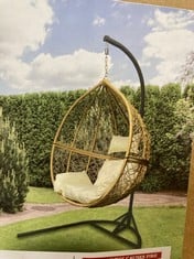 OUTDOOR OASIS HARLESDEN HANGING EGG CHAIR