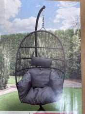 OUTDOOR OASIS GENOA HANGING EGG CHAIR