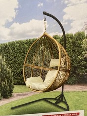 OUTDOOR OASIS HARLESDEN HANGING EGG CHAIR