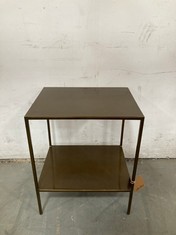 NKUKU MAHI SIDE TABLE IN BRASS - MODEL NO. MS4501 - RRP £225