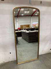 NKUKU ALMORA ARCHED MIRROR IN BRASS- MODEL NO. AM0501 - RRP £695