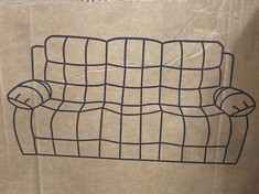 3 SEATER ROMA SPECIAL SOFA IN BLACK - ITEM NO. OR8036 (PART)