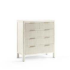 WREN WHITEWASHED OAK 5 DRAWER CHEST - ITEM NO. WRN103 - RRP £550